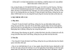 Kế hoạch 196/KH-UBND 2018 tổng kết 10 năm thi hành Luật Phòng chống bạo lực gia đình Lào Cai