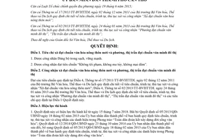 Quyết định 12/2018/QĐ-UBND tiêu chí xã đạt chuẩn văn hóa nông thôn mới Cần Thơ