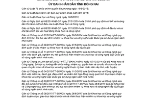 Quyết định 27/2018/QĐ-UBND quản lý nhiệm vụ khoa học công nghệ sử dụng ngân sách Đồng Nai