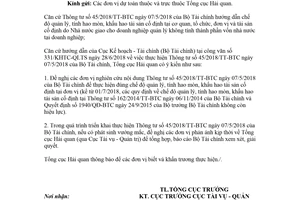 Công văn 4007/TCHQ-TVQT 2018 thực hiện Thông tư 45/2018/TT-BTC