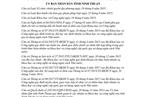 Quyết định 47/2018/QĐ-UBND sửa đổi 105/2014/QĐ-UBND quản lý khoa học công nghệ Ninh Thuận