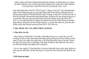 Kế hoạch 1803/KH-UBND 2018 chống bạo lực học đường giáo dục phổ thông Cao Bằng