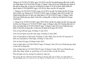 Văn bản hợp nhất 19/VBHN-BTC 2018 Thông tư hướng dẫn Nghị định 45/2014/NĐ-CP