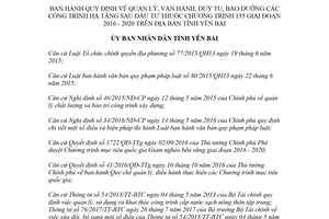 Quyết định 08/2018/QĐ-UBND quản lý vận hành bảo dưỡng công trình hạ tầng sau đầu tư Yên Bái