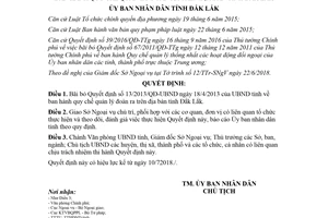 Quyết định 14/2018/QĐ-UBND bãi bỏ 13/2013/QĐ-UBND quy chế quản lý đoàn ra Đắk Lắk