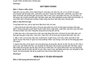 Decree 89/2018/ND-CP guidelines Law on infectious disease prevention and control regarding border