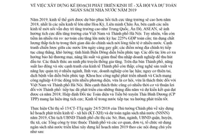 Chỉ thị 08/CT-UBND 2018 kế hoạch phát triển kinh tế xã hội dự toán ngân sách nhà nước Hà Nội 2019