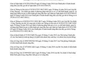 Công văn 5778/BCT-TTTN 2018 điều hành kinh doanh xăng dầu