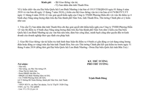 Công văn 945/TTg-CN 2018 giải quyết kiến nghị về thí điểm xe 4 bánh chạy bằng năng lượng điện