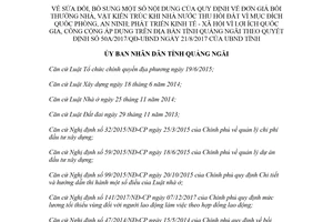 Quyết định 17/2018/QĐ-UBND sửa 50a/2017/QĐ-UBND giá bồi thường nhà thu hồi đất Quảng Ngãi