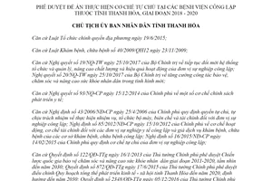 Quyết định 2782/QĐ-UBND 2018 thực hiện tự chủ tại bệnh viện công lập Thanh Hóa 2018 2020