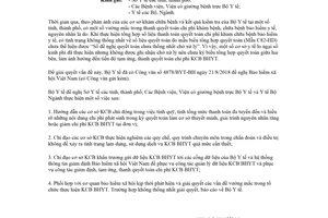 Công văn 5137/BYT-BH 2018 tạm ứng thanh quyết toán chi phí khám chữa bệnh bảo hiểm y tế