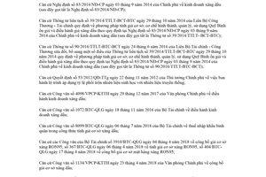 Công văn 7194/BCT-TTTN 2018 điều hành kinh doanh xăng dầu