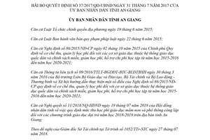 Quyết định 18/2018/QĐ-UBND bãi bỏ Quyết định 37/2017/QĐ-UBND An Giang