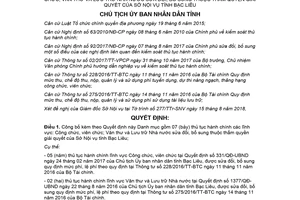 Quyết định 1554/QĐ-UBND 2018 thủ tục lĩnh vực Công chức viên chức thuộc Sở Nội vụ Bạc Liêu