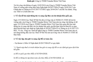 Công văn 3170/TCT-TTr 2018 chuẩn bị Hồ sơ toàn cầu để quyết toán thuế