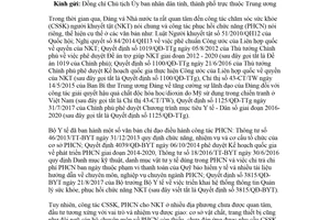 Công văn 4997/BYT-KCB 2018 tăng cường công tác chăm sóc sức khỏe cho người khuyết tật