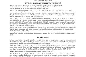 Quyết định 49/2018/QĐ-UBND học phí cơ sở giáo dục mầm non phổ thông công lập Huế