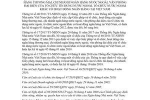 Văn bản hợp nhất 14/VBHN-NHNN 2018 cấp Giấy phép và tổ chức hoạt động ngân hàng thương mại