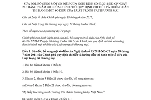 Nghị định 124/2018/NĐ-CP sửa đổi Nghị định 63/2011/NĐ-CP hướng dẫn Luật trọng tài thương mại