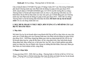 Công văn 3885/LĐTBXH-BĐG 2018 triển khai thí điểm Mô hình Câu lạc bộ nữ doanh nhân