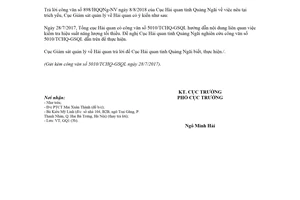 Công văn 2859/GSQL-GQ1 2018 vướng mắc hàng hóa phải kiểm tra hiệu suất năng lượng tối thiểu