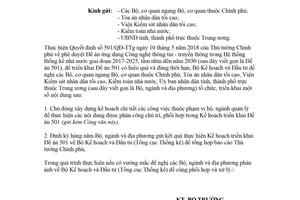 Công văn 6377/BKHĐT-TCTK 2018 ứng dụng công nghệ thông tin truyền thông trong thống kê