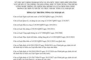 Quyết định 2718/QĐ-TCHQ 2018 thẩm quyền tổ chức quản lý tài chính tài sản công đầu tư xây dựng