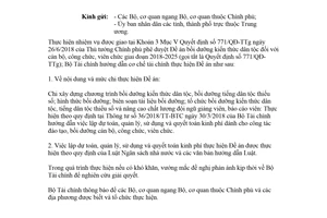 Công văn 9127/BTC-HCSN 2018 cơ chế tài chính Đề án bồi dưỡng kiến thức dân tộc đối với cán bộ