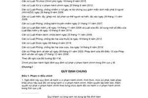 Nghị định 117/2020/NĐ-CP quy định xử phạt vi phạm hành chính trong lĩnh vực y tế