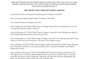 Quyết định 1461/QĐ-UBND 2018 đơn giá sản phẩm công ích bảo dưỡng tuyến đường tỉnh Cao Bằng
