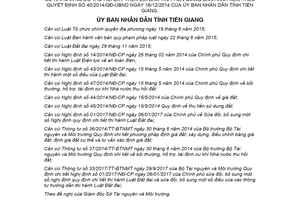 Quyết định 19/2018/QĐ-UBND bồi thường hỗ trợ tái định cư khi Nhà nước thu hồi đất Tiền Giang