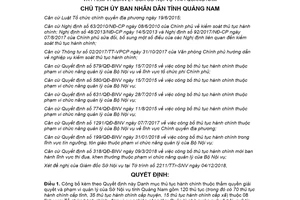 Quyết định 3680/QĐ-UBND 2018 công bố thủ tục hành chính thuộc Sở Nội vụ Quảng Nam