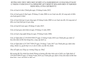 Thông tư 68/2019/TT-BTC hướng dẫn thực hiện Nghị định 119/2018/NĐ-CP về hóa đơn điện tử