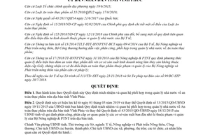 Quyết định 09/2019/QĐ-UBND phối hợp quản lý nhà nước về an toàn thực phẩm Vĩnh Phúc