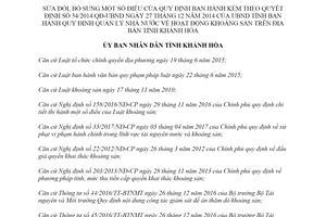 Quyết định 09/2019/QĐ-UBND Quy định quản lý nhà nước hoạt động khoáng sản Khánh Hòa