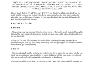 Kế hoạch 164/KH-UBND 2019 về chính sách hỗ trợ thông tin đồng bào dân tộc ít người Hải Phòng