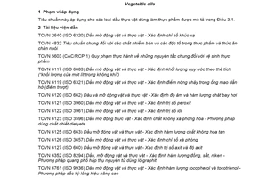 Tiêu chuẩn quốc gia TCVN 7597:2018 về Dầu thực vật