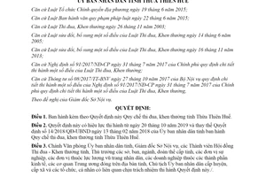 Quyết định 63/2019/QĐ-UBND 2019 Quy chế thi đua khen thưởng Thừa Thiên Huế