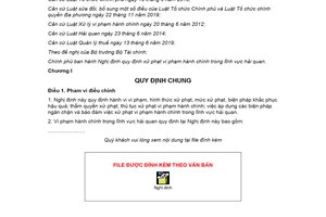 Nghị định 128/2020/NĐ-CP xử phạt vi phạm hành chính trong lĩnh vực hải quan