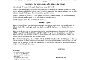 Quyết định 2236/QĐ-UBND 2019 công bố danh mục thủ tục hành chính về đầu tư tỉnh Lâm Đồng