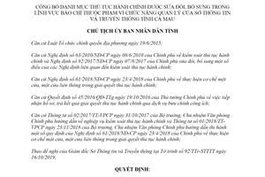 Quyết định 1784/QĐ-UBND 2019 công bố thủ tục hành chính lĩnh vực Báo chí Sở Thông tin Cà Mau