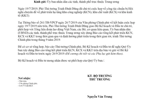 Công văn 6639/BKHĐT-QLKKT 2019 xây dựng báo cáo về phát triển khu kinh tế khu công nghiệp