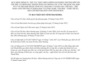 Quyết định 32/2019/QĐ-UBND khen thưởng tập thể đạt thành tích cao trong các cuộc thi Thanh Hóa