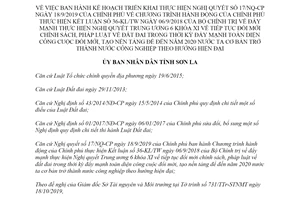 Quyết định 2586/QĐ-UBND năm 2019 đổi mới chính sách pháp luật về đất đai tỉnh Sơn La