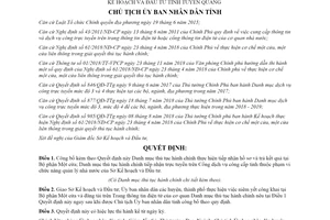 Quyết định 1612/QĐ-UBND 2018 thủ tục hành chính Bộ phận Một cửa Sở Kế hoạch Tuyên Quang