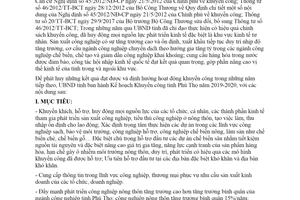 Kế hoạch 3143/KH-UBND 2019 khuyến công tỉnh Phú Thọ