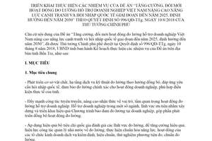 Kế hoạch 3446/KH-UBND 2019 hỗ trợ doanh nghiệp nâng cao năng lực cạnh tranh tỉnh Bến Tre