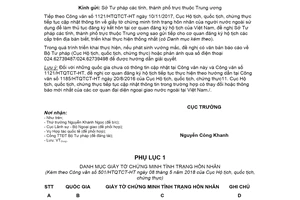 Công văn 501/HTQTCT-HT 2018 thông tin giấy tờ chứng minh tình trạng hôn nhân người nước ngoài