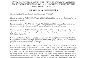 Quyết định 2566/QĐ-UBND 2019 dịch vụ công sử dụng ngân sách Nhà nước lĩnh vực lưu trữ Sơn La